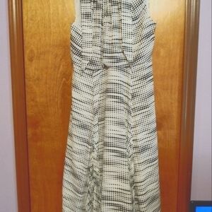 A long chiffon dress